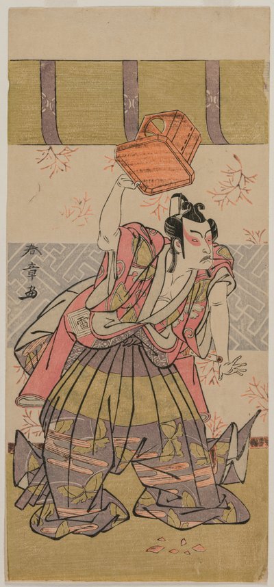 The Actor Ichikawa Raizo as Soga No Goro, mid-1770s.  作： Katsukawa Shunsho