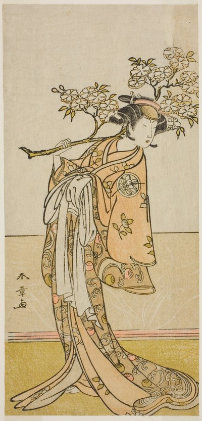 俳優 市村羽左衛門 役名不明 作： Katsukawa Shunsho
