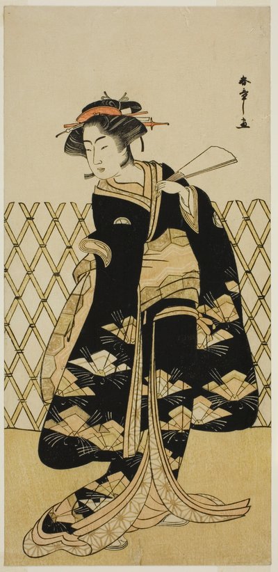 四代目岩井半四郎『志田長者柱』八月中村座の三ツ尾谷薄雲役 1781年 作： Katsukawa Shunsho