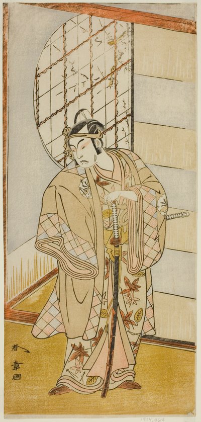 四代目松本幸四郎 松尾丸役 菅原伝授手習鏡 九月中村座 1773年 作： Katsukawa Shunsho