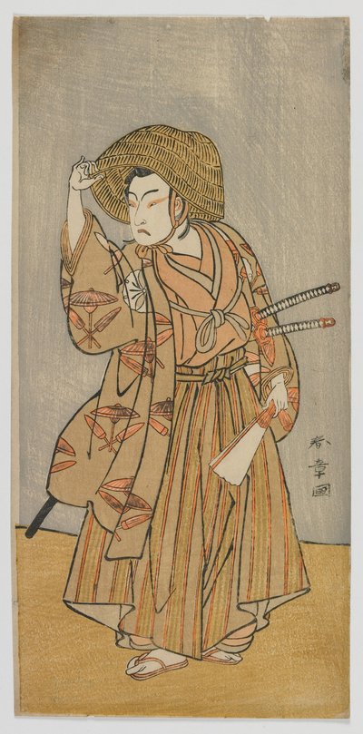 てぇ あｃとｒ 松本 小城 位Ｖ あｓ 名古屋 山三郎、 江戸 ペリオｄ 作： Katsukawa Shunsho
