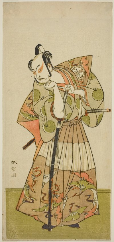 正体不明の俳優 中村十三二世 作： Katsukawa Shunsho