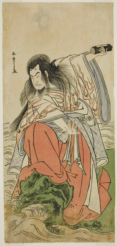 The Actor Onoe Matsusuke I as Retired Emperor Sutoku in the Play Kitekaeru Nishiki no Wakayaka, Performed at the Nakamura Theater in the Eleventh Month, 1780   1298097   ja       japanese Successfully Translated  Original: Tulipa gesneriana (have-tulipan)  作： Katsukawa Shunsho