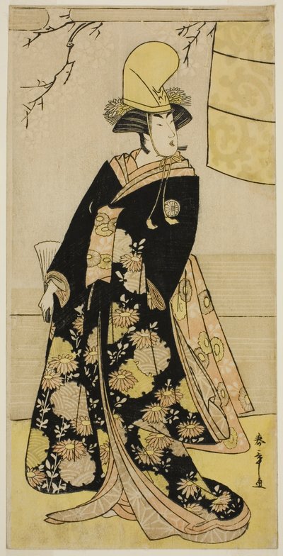 The Actor Segawa Kikunojo III as a Shirabyoshi Dancer in Musume Dojo-ji in the Play Edo no Hana Mimasu Soga, Performed at the Nakamura Theater in the Fourth Month, 1783 作： Katsukawa Shunsho