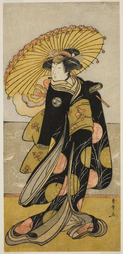俳優 瀬川菊之丞 三代目 役名未定 作： Katsukawa Shunsho