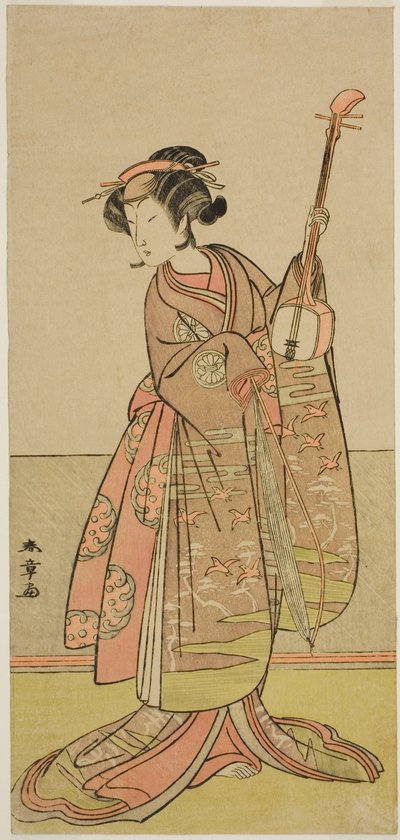 俳優 瀬川裕次郎 役名不明の私 作： Katsukawa Shunsho