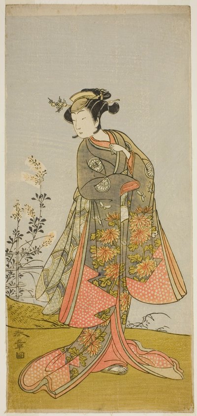 俳優 瀬川裕次郎 役名不明の私 作： Katsukawa Shunsho