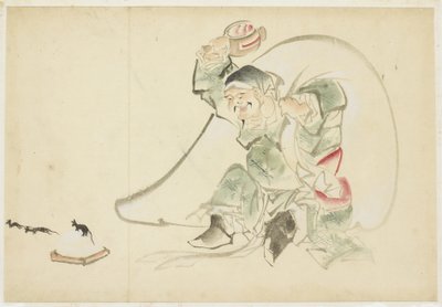 幸福の神、大黒様のマジック
マレット 作： Katsushika (school of) Hokusai