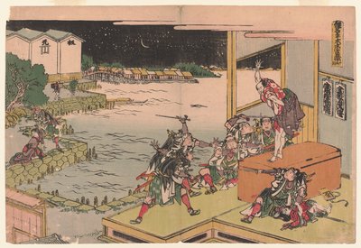 Act X、c。 1806年（木版画、紙に墨、彩色） 作： Katsushika Hokusai