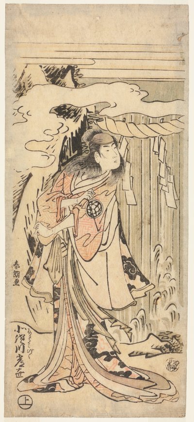 女性の役者 作： Katsushika Hokusai