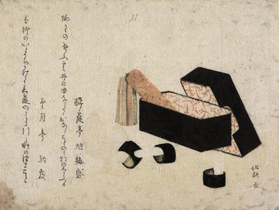 コトストライカーズ付きブラックラッカーボックス 作： Katsushika Hokusai