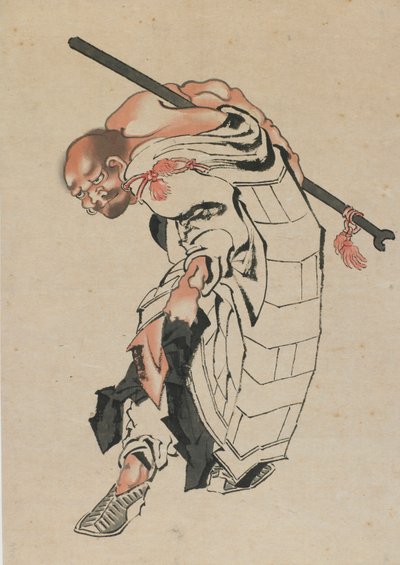 18世紀後半から19世紀初頭の仏像。 作： Katsushika Hokusai