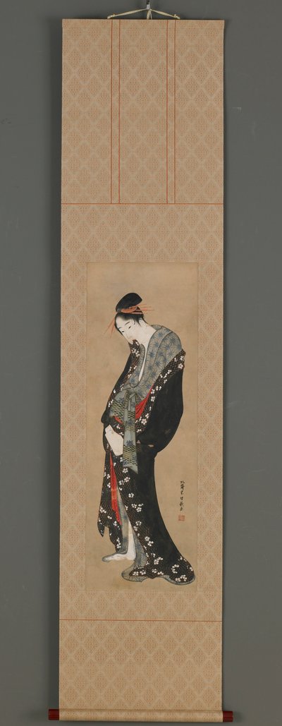 花魁 江戸時代 頃 1796-1798。 作： Katsushika Hokusai