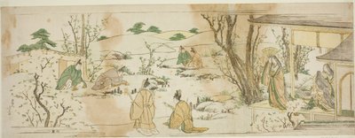 Lanting Gathering をモデルにした宮廷イベント 作： Katsushika Hokusai