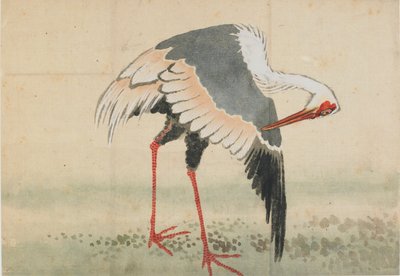 鶴 江戸時代 18世紀後半～19世紀前半 作： Katsushika Hokusai