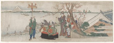 太神楽パフォーマー 作： Katsushika Hokusai