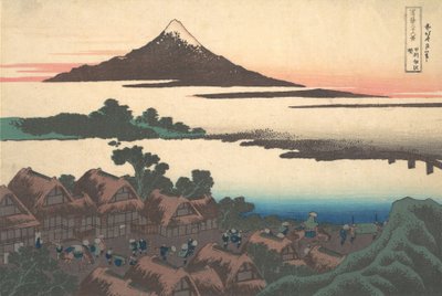 甲州石和の夜明け 甲州石和の暁 36... 年頃 1830-32。 作： Katsushika Hokusai