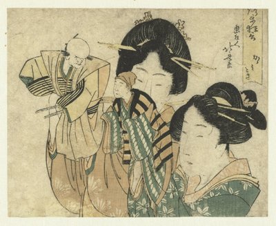 ミラーポリッシャー 鏡裁 Comic Interlude (オブジェクトのシリーズ タイトル) のろま狂言 作： Katsushika Hokusai