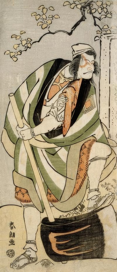 俳優坂田繁五郎III 作： Katsushika Hokusai