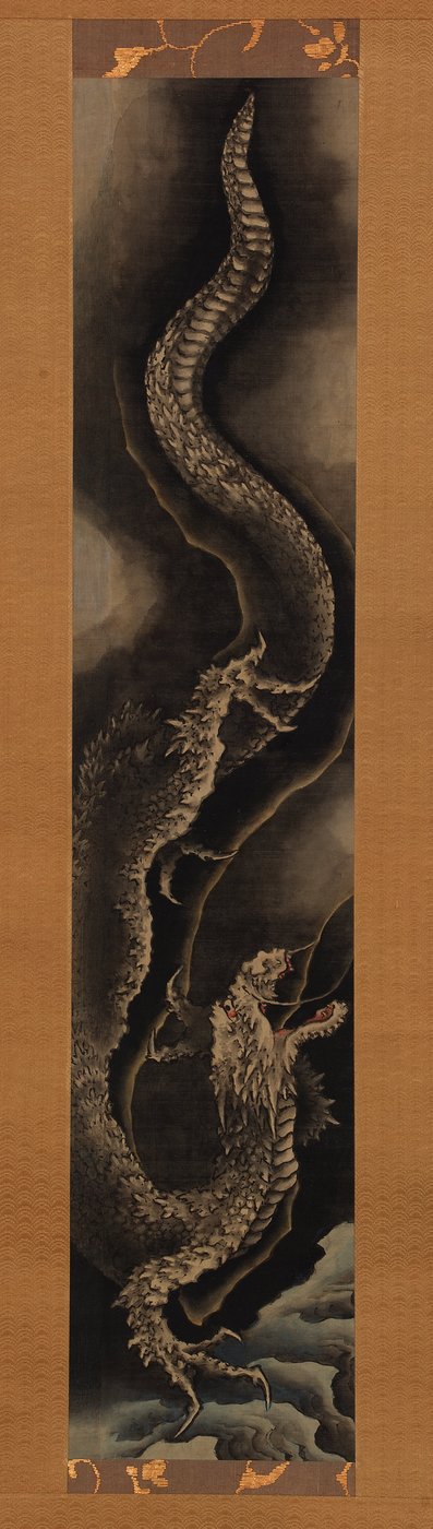 降竜 作： Katsushika Hokusai