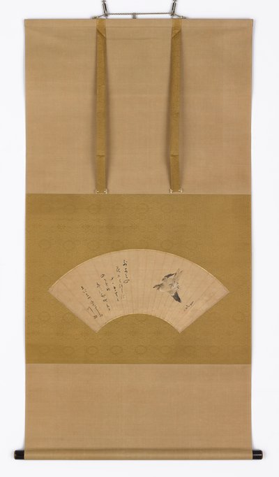 空飛ぶカッコウ、江戸時代、約。 1809年。 作： Katsushika Hokusai