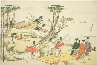 画集『三十六仙女詩人』口絵 作： Katsushika Hokusai