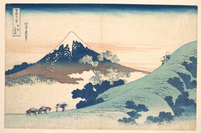 犬目（？）峠から見た富士山 作： Katsushika Hokusai