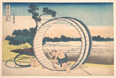 尾張国富士見原（尾張富士見原）、『富士山三十六景』より 作： Katsushika Hokusai