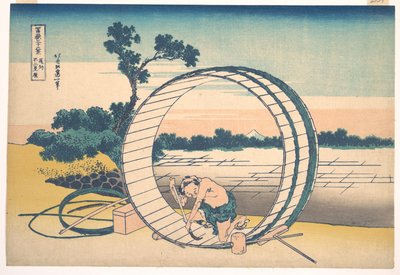 尾張国富士見原（尾張富士見原）、『富士山三十六景』より 作： Katsushika Hokusai