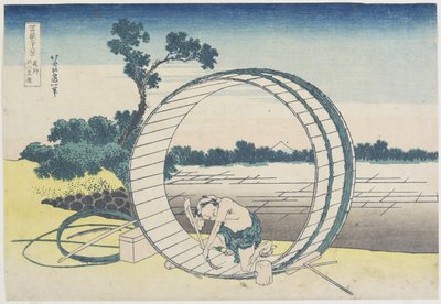 Fujimigahara in Owari Province, 1831-1834 作： Katsushika Hokusai