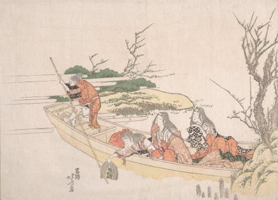 海藻採り。 作： Katsushika Hokusai