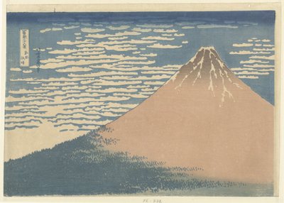 快晴で南風 外風開成 富嶽三十六景（連載タイトル） 富嶽三十六景 作： Katsushika Hokusai