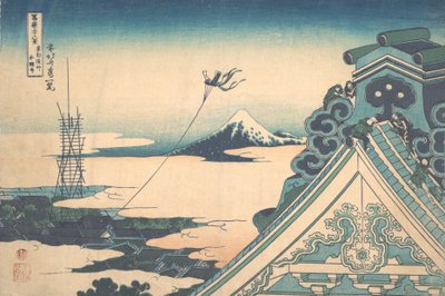 江戸東都浅草本願寺 浅草本願寺 三十六景… 1830-32。 作： Katsushika Hokusai