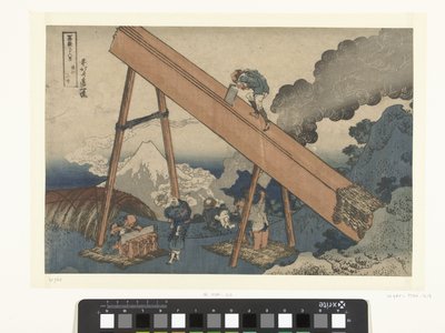 遠江国の山中 遠江三中 富嶽三十六景（連載タイトル） 富嶽三十六景 作： Katsushika Hokusai