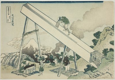 富嶽三十六景 富嶽三十六景 遠江山中 作： Katsushika Hokusai