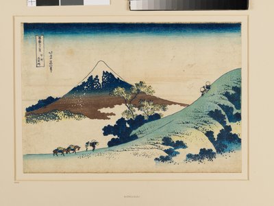 甲斐国犬目峠 作： Katsushika Hokusai