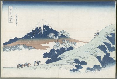 甲斐国の犬目峠 作： Katsushika Hokusai
