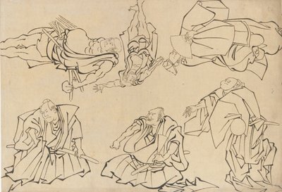 18世紀後半から19世紀初頭の歌舞伎役者。 作： Katsushika Hokusai