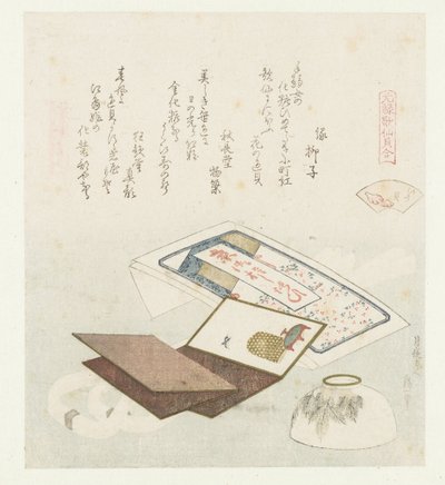 カラーシェル いろがい 元禄歌と貝殻の比較（連載タイトル） 元禄化戦懐合 作： Katsushika Hokusai