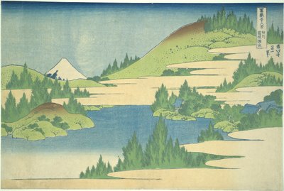 冨嶽三十六景 世上国の箱根湖 作： Katsushika Hokusai