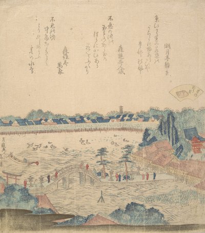 風景。 作： Katsushika Hokusai