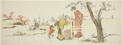 髪を結ぶペーパーコード作り 作： Katsushika Hokusai