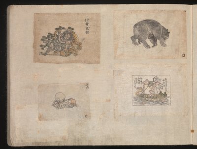 職人向けのミニチュア画 作： Katsushika Hokusai