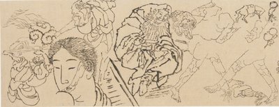 その他の研究、18 世紀後半から 19 世紀初頭。 作： Katsushika Hokusai