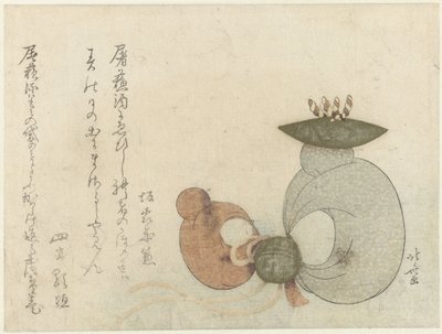 猿人形 作： Katsushika Hokusai