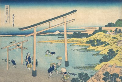 冨嶽三十六景 富嶽三十六景 登戸の浦 1830-32。 作： Katsushika Hokusai