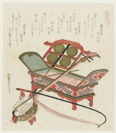 ポニーテールの髪 馬の巣（題名） 馬のいるシリーズ（シリーズタイトル） うまづくし 作： Katsushika Hokusai