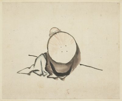 巡礼者の休息 作： Katsushika Hokusai