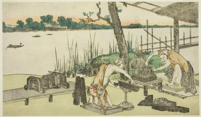 はたらく陶芸家 - 今戸 作： Katsushika Hokusai