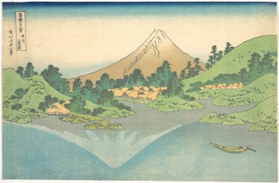 『富士山三十六景』シリーズより『甲州美坂の水面』（甲州美坂水面） 作： Katsushika Hokusai